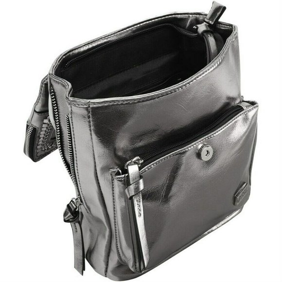 San Antonio Spurs Metallic Mini Backpack NBA Licensed Gear ~ NEW ~ ON HAND - Picture 3 of 4